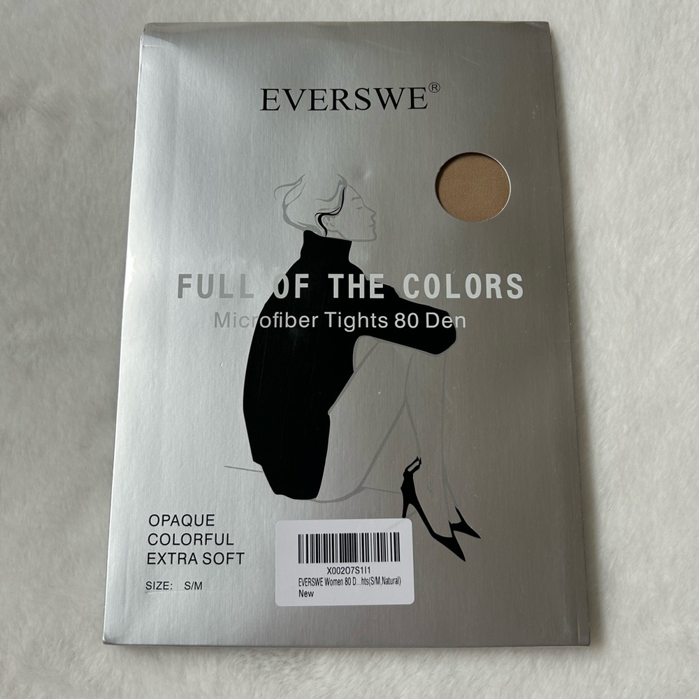 Beige Microfiber Tights